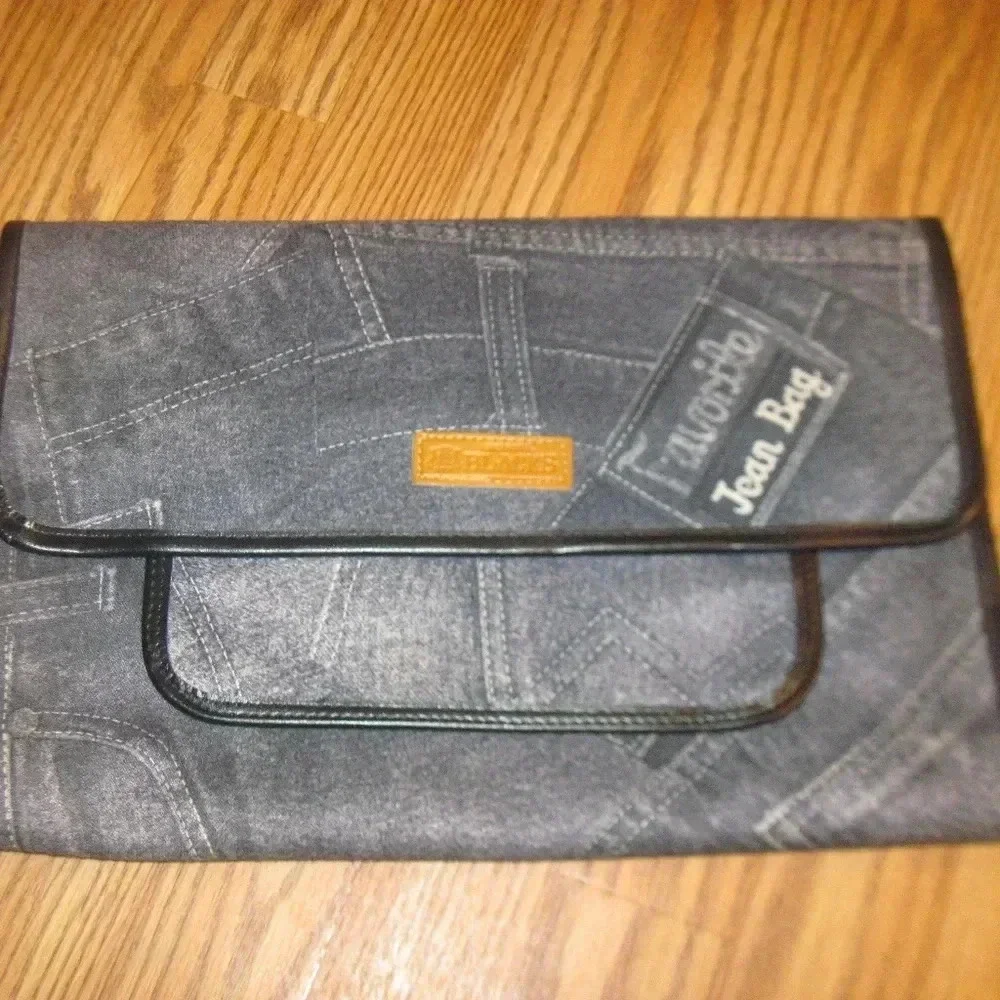 Vintage ORIGINAL BLACKS Favorite Jean Clutch Bag